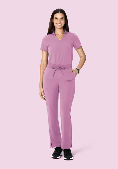 Multi Wear Collar Top Lilac