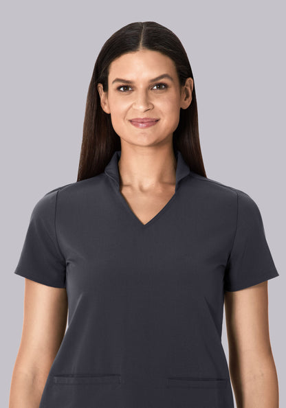 Multi Wear Collar Top Pewter