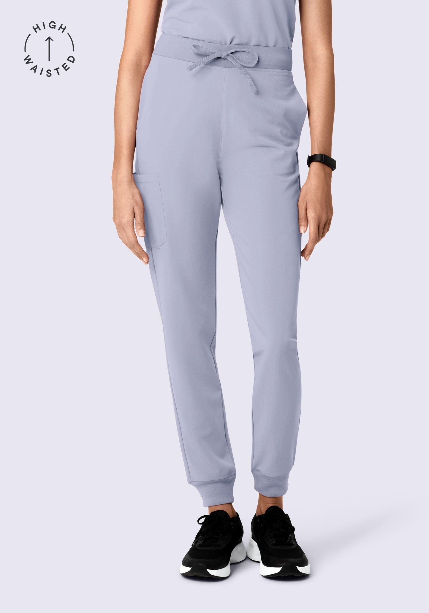 High Waisted Joggers Wisteria