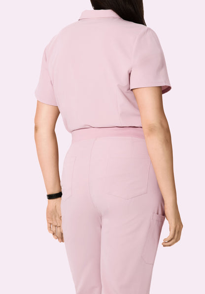 High Waisted Joggers Blush Blossom