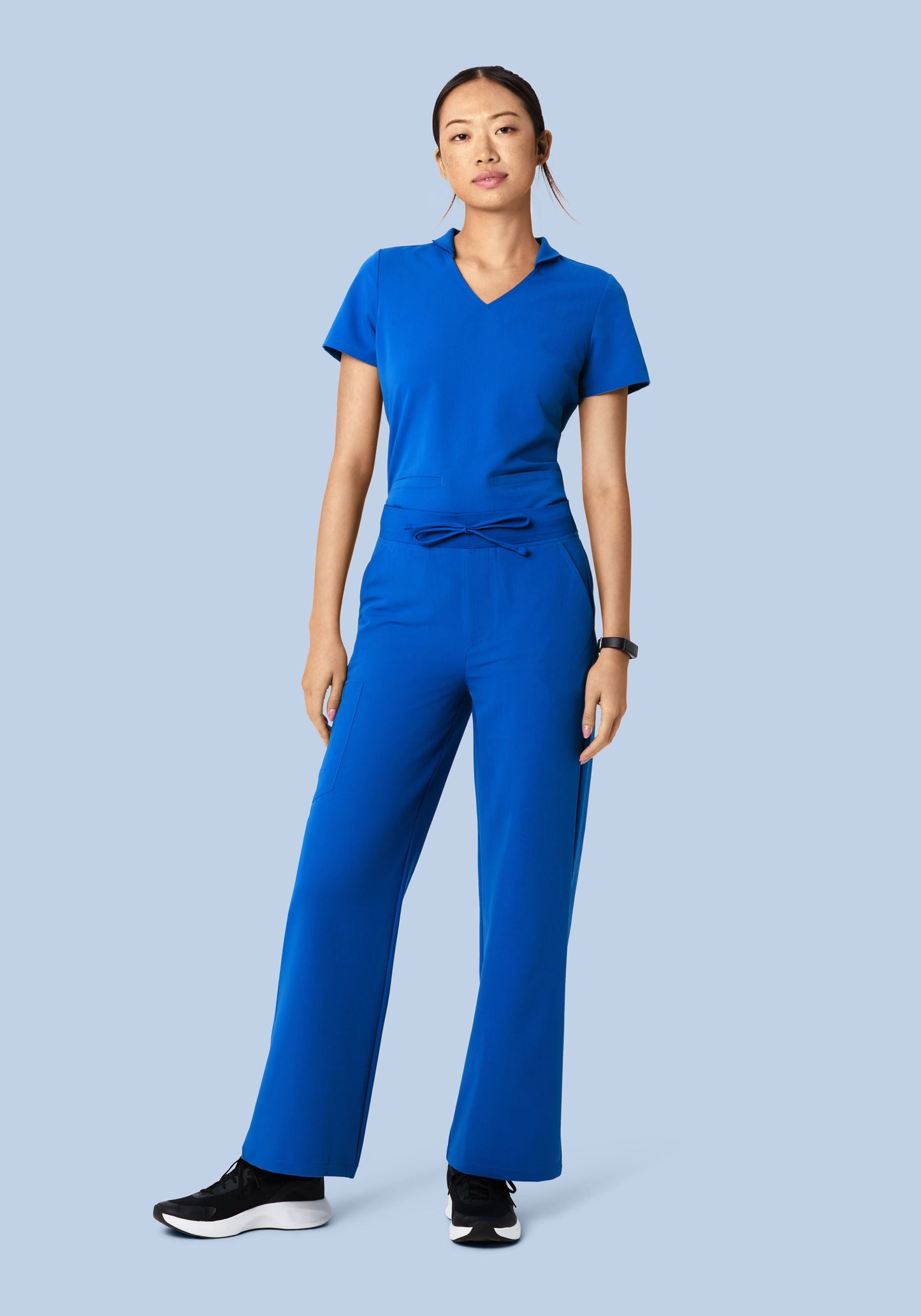 High Waisted Wide Leg Royal Blue