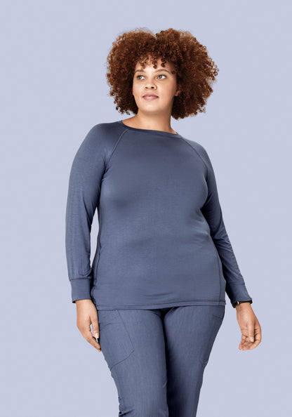 Women's Underscrubs Heather Denim