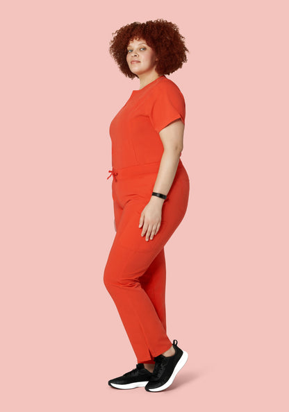 9 Pocket Cargo Pants Sunset Orange