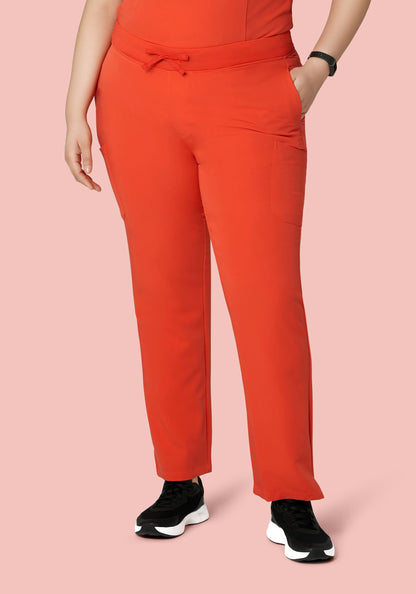 9 Pocket Cargo Pants Sunset Orange