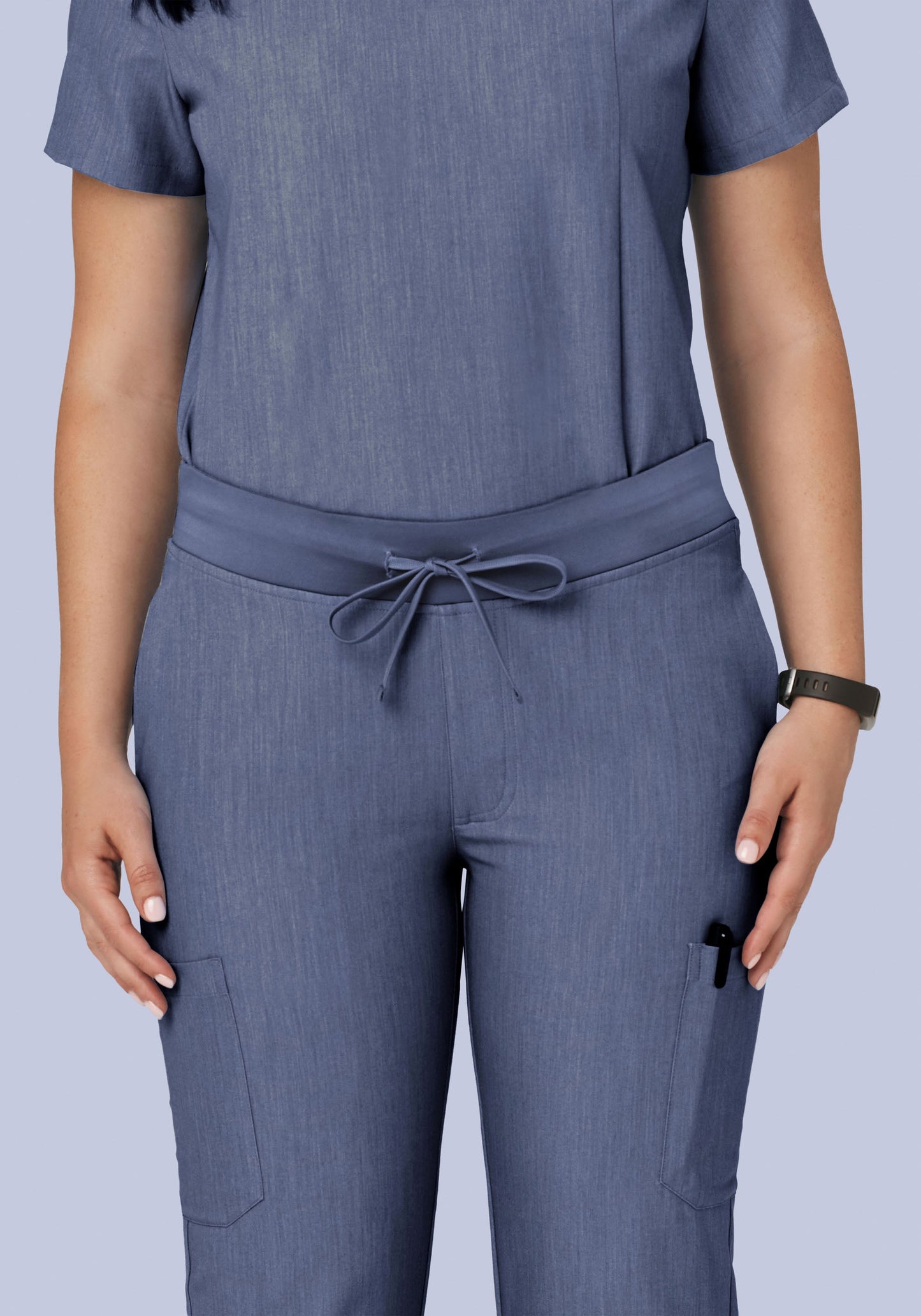 9 Pocket Cargo Pants Heather Denim