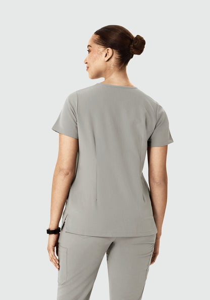 5 Pocket Notch Neck Top Flint