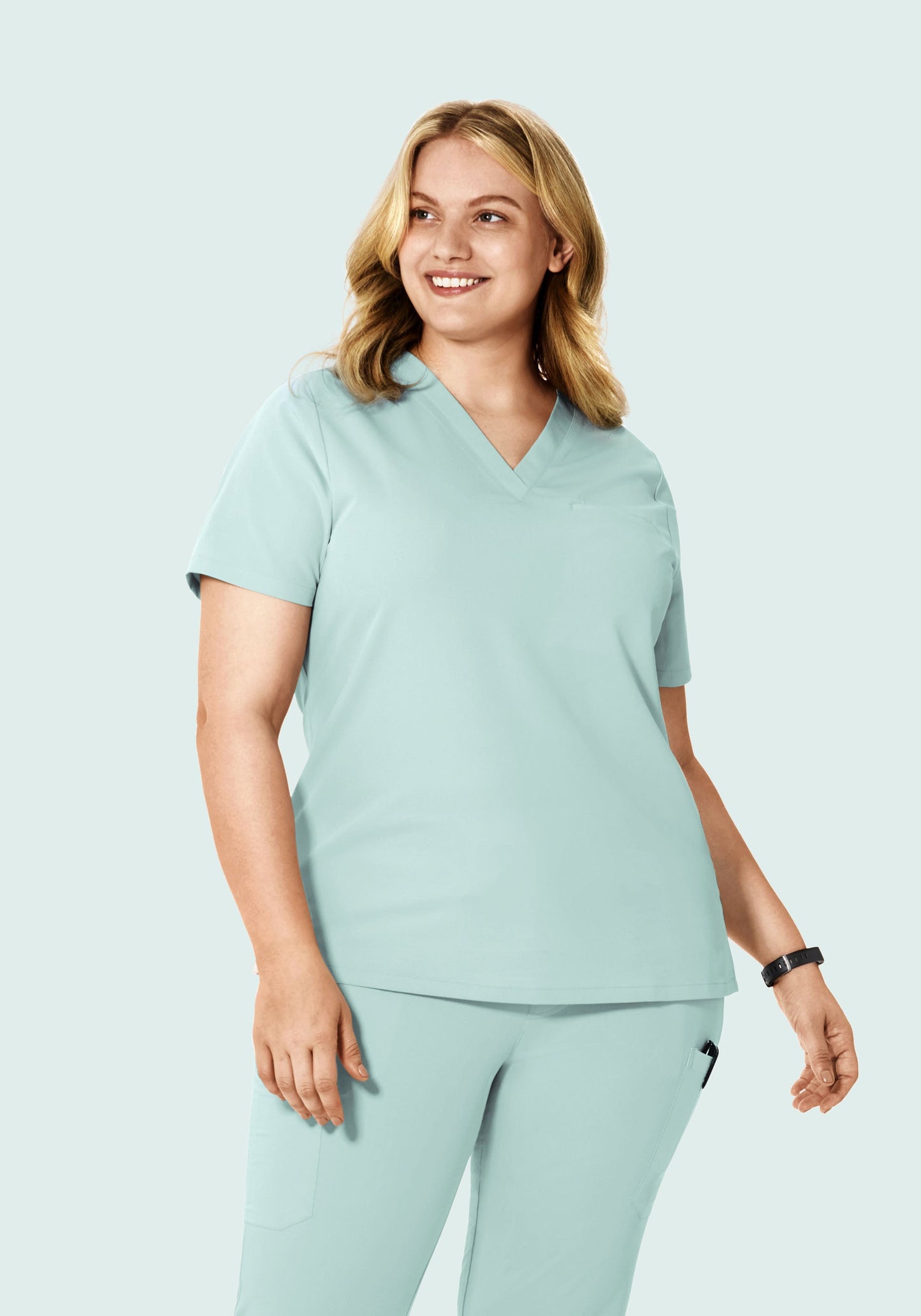 One Pocket Top Sterling Blue