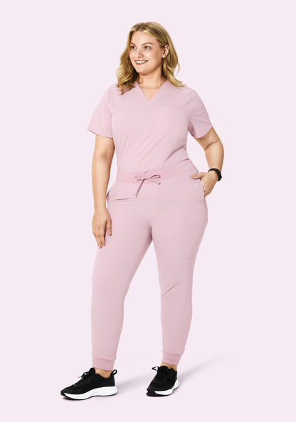 9 Pocket Joggers Blush Blossom