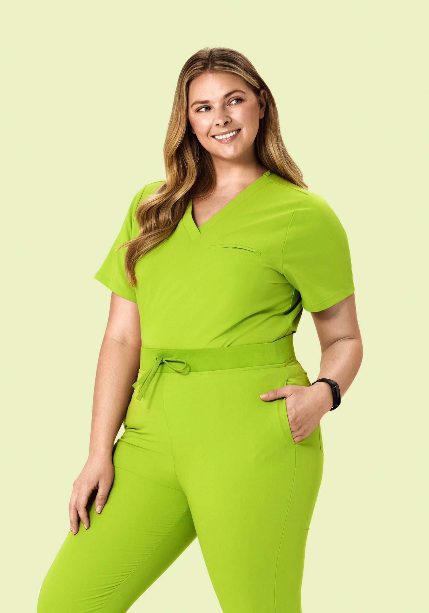 One Pocket Top Apple Green