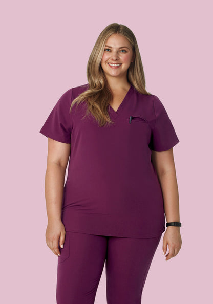 One Pocket Top Plum