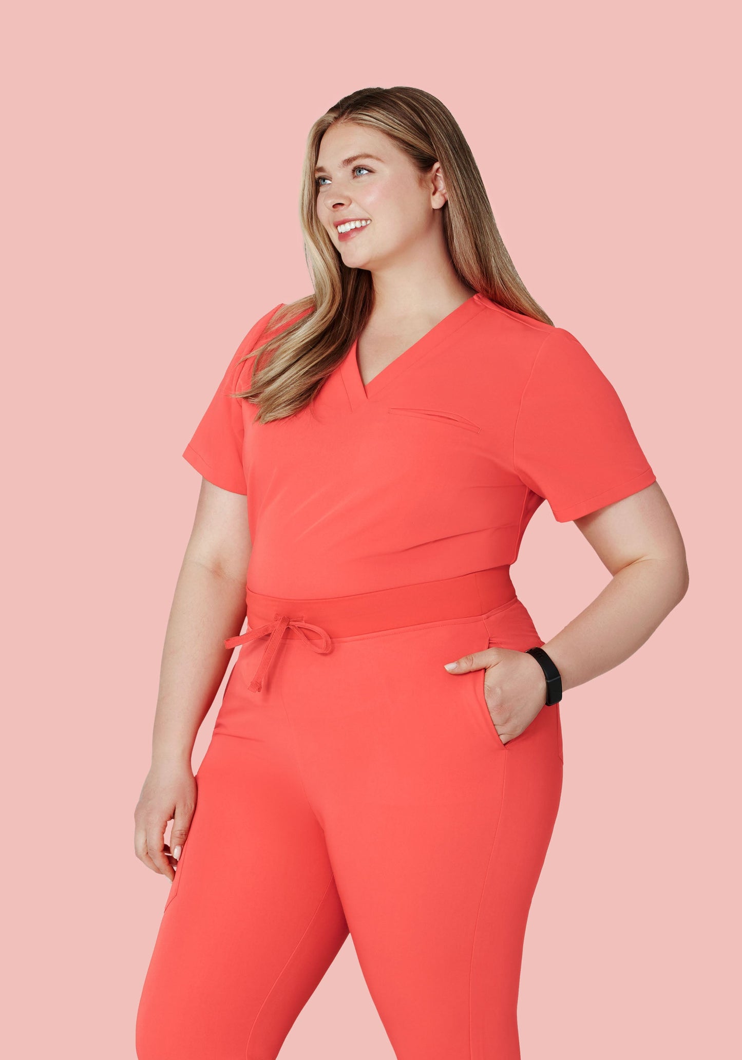 One Pocket Top Sunkissed Coral
