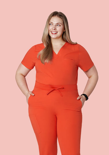 One Pocket Top Sunset Orange