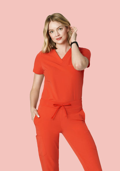 One Pocket Top Sunset Orange