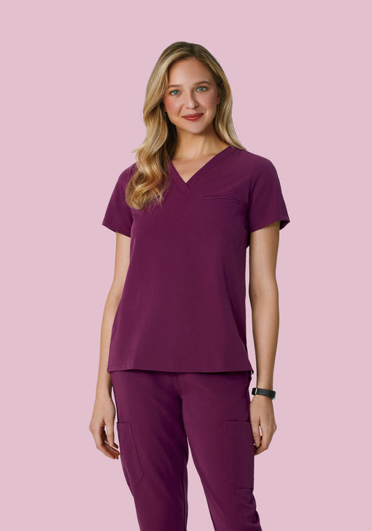 One Pocket Top Plum
