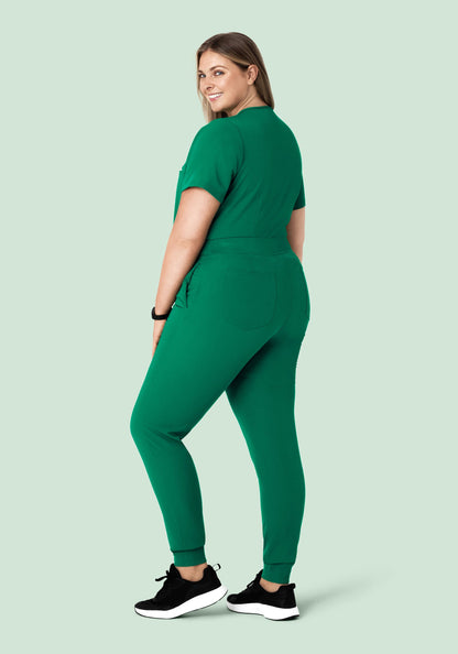 High Waisted Joggers Envy Green