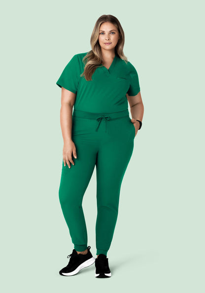 High Waisted Joggers Envy Green