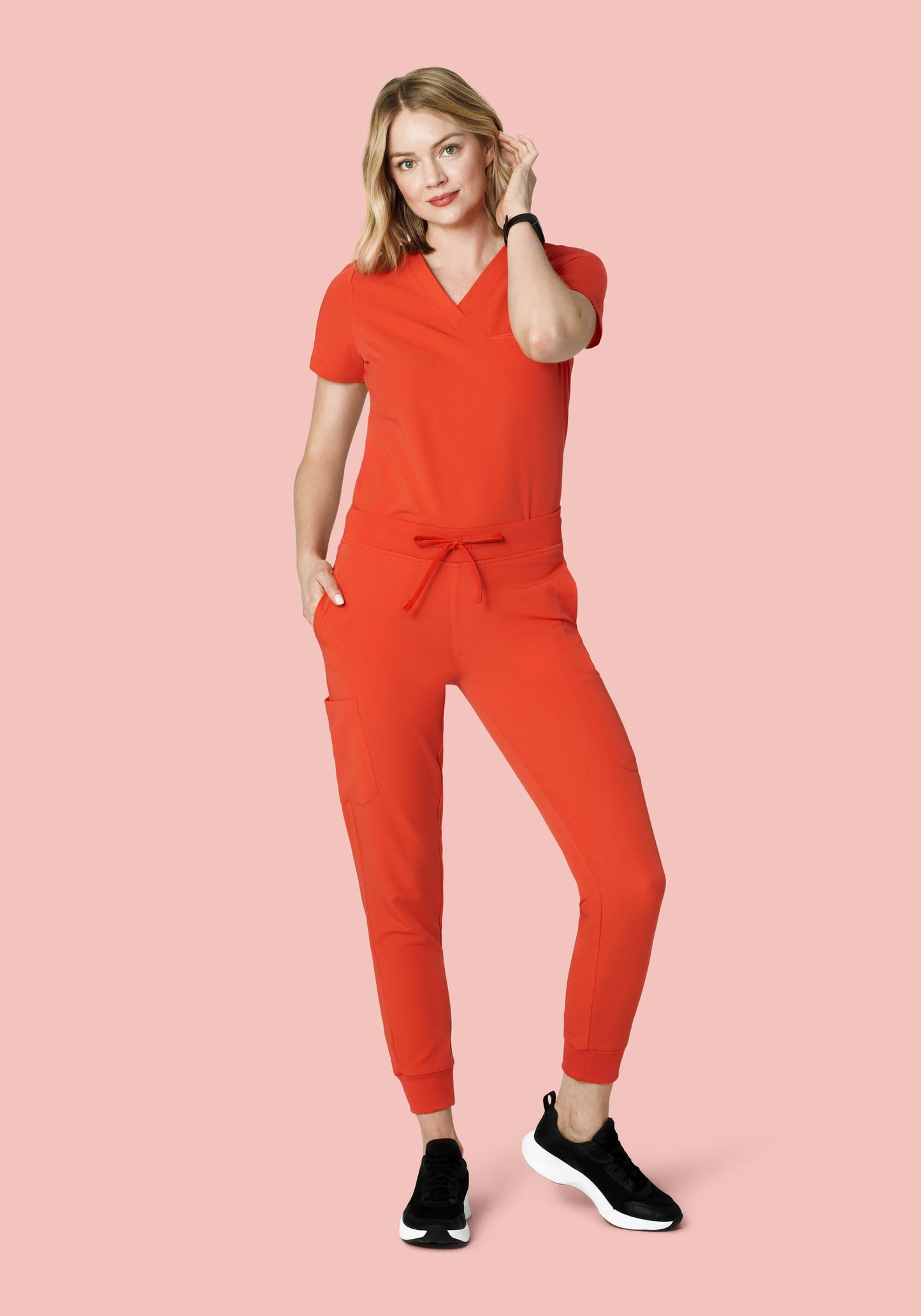 9 Pocket Joggers Sunset Orange