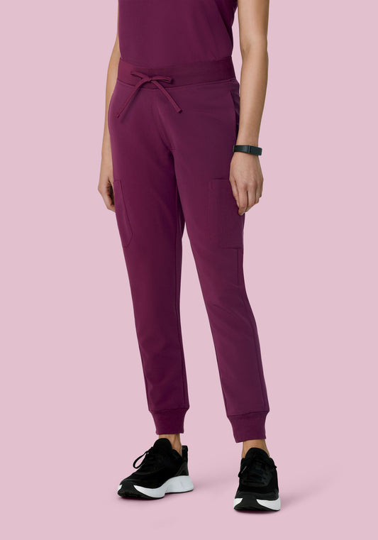 9 Pocket Joggers Plum