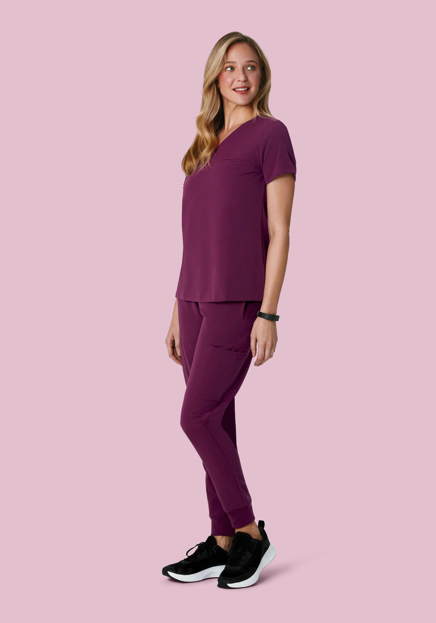 9 Pocket Joggers Plum