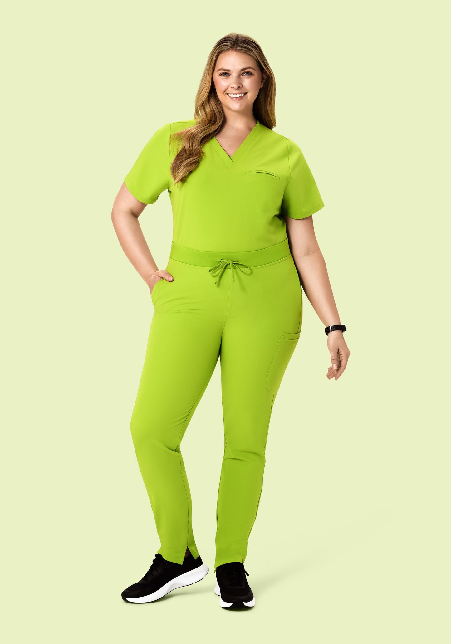 One Pocket Top Apple Green