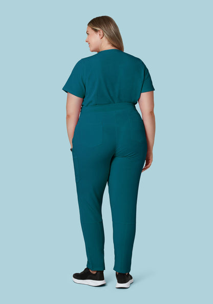 6 Pocket Slim Pants Caribbean Blue