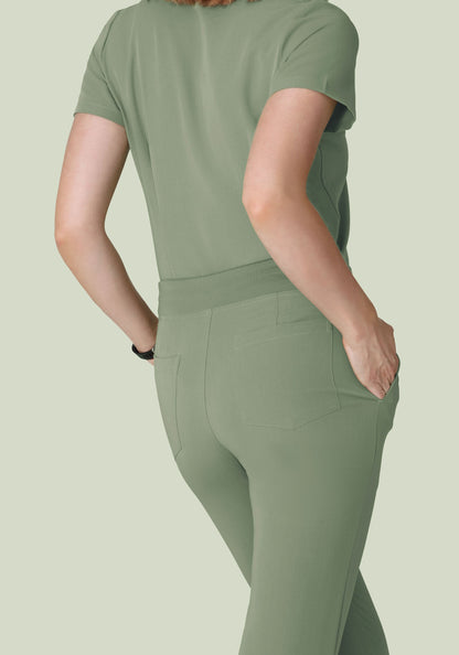 6 Pocket Slim Pants Cool Sage