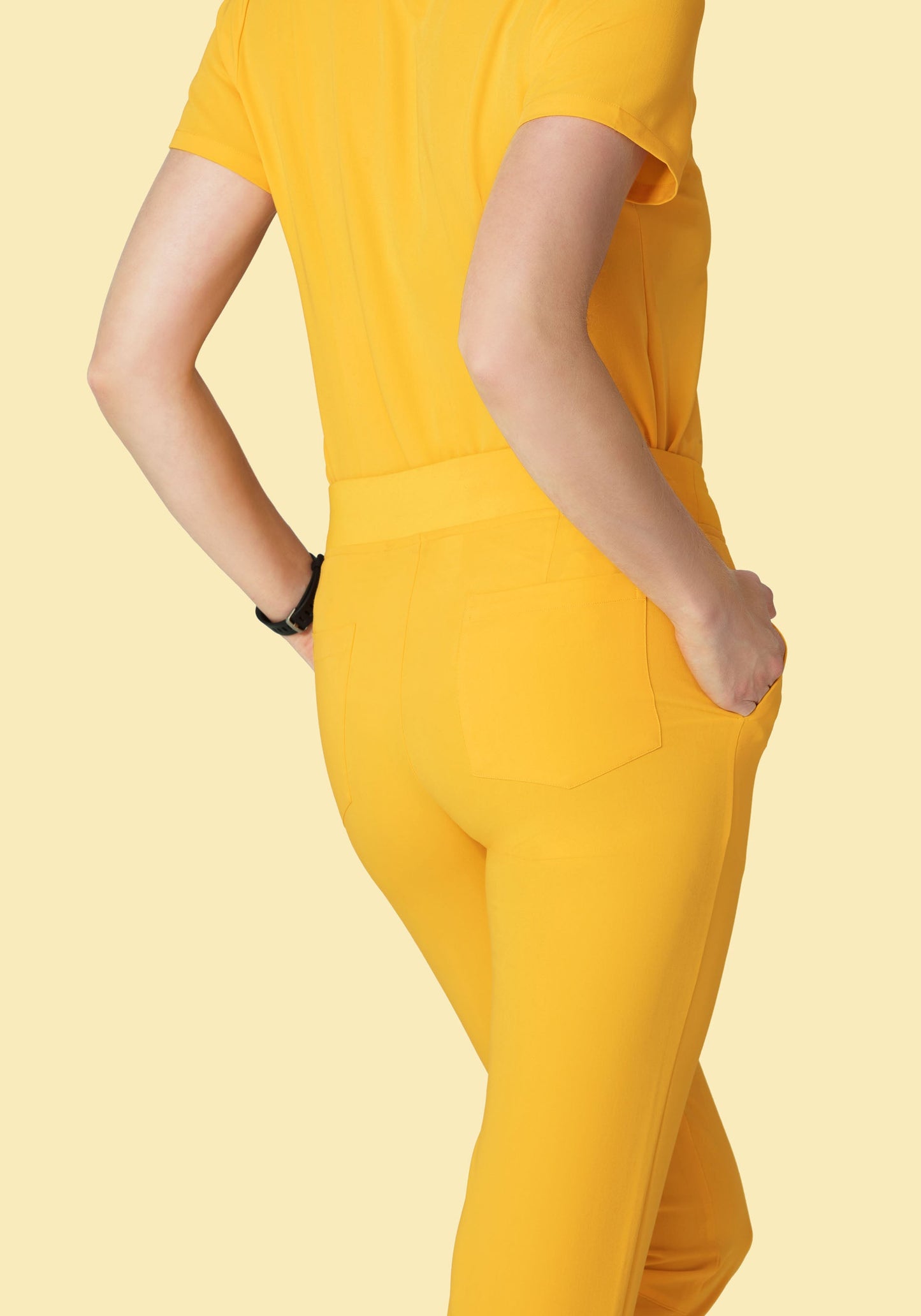 6 Pocket Slim Pants Daffodil