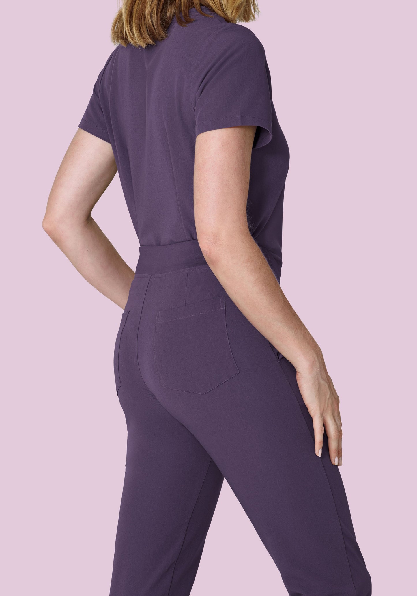 6 Pocket Slim Pants Deep Dewberry