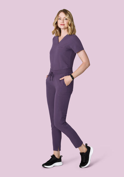 6 Pocket Slim Pants Deep Dewberry