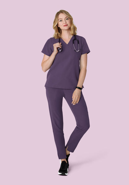 6 Pocket Slim Pants Deep Dewberry