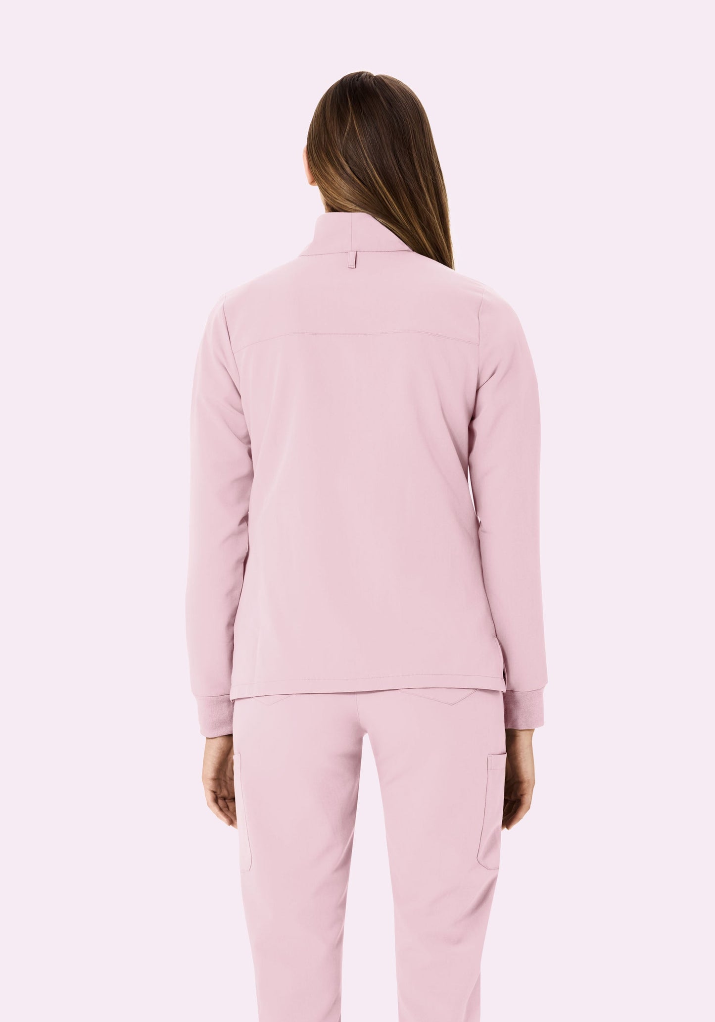 Women's Modern Scrub Jacket Blush Blossom