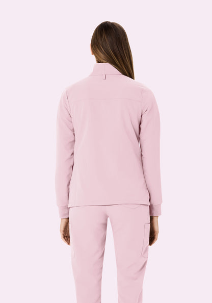 Women's Modern Scrub Jacket Blush Blossom