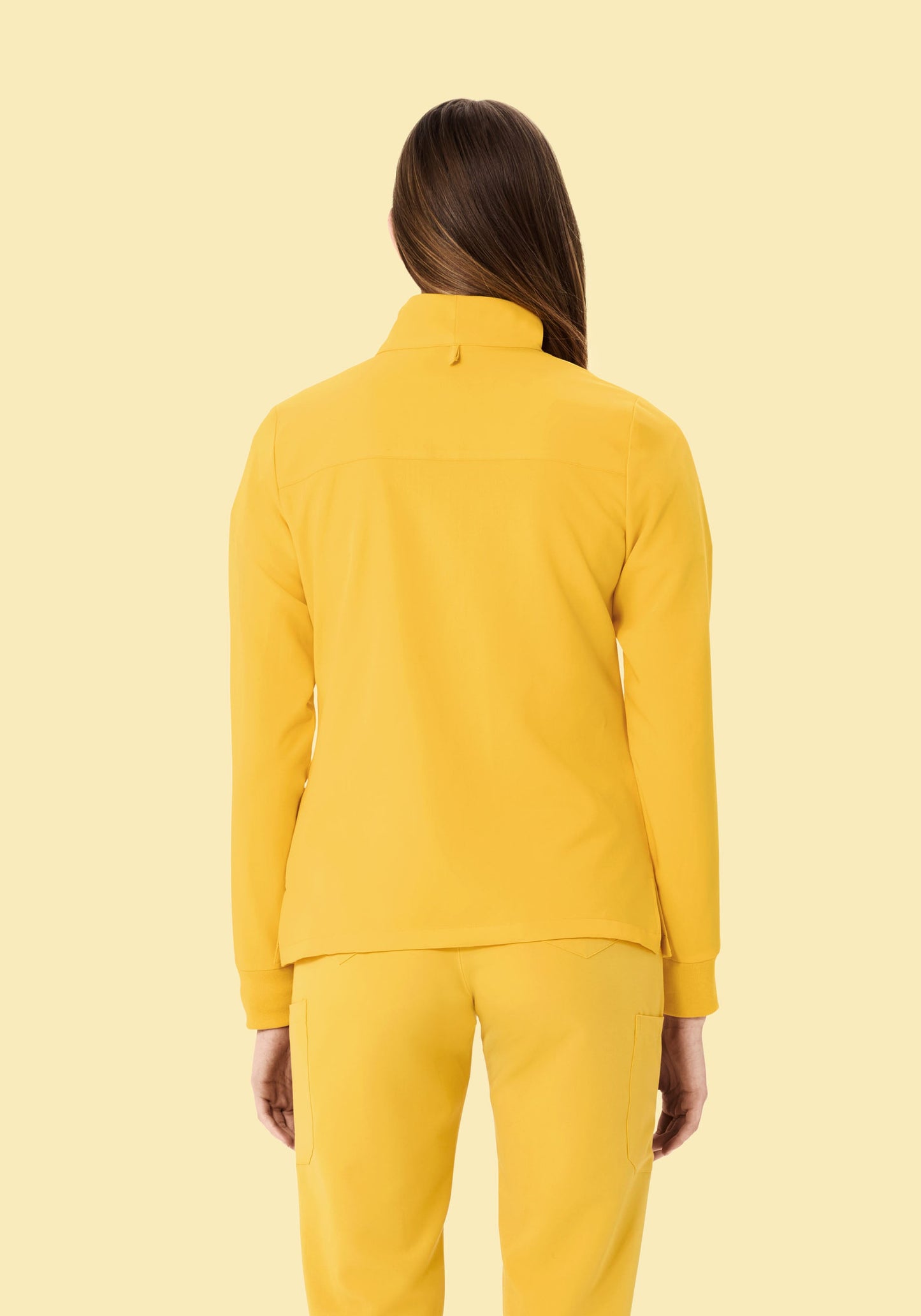 Women's Modern Scrub Jacket Daffodil
