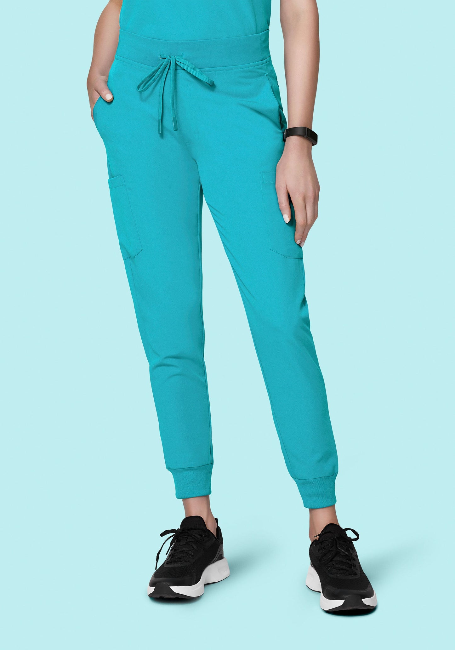 9 Pocket Joggers Teal