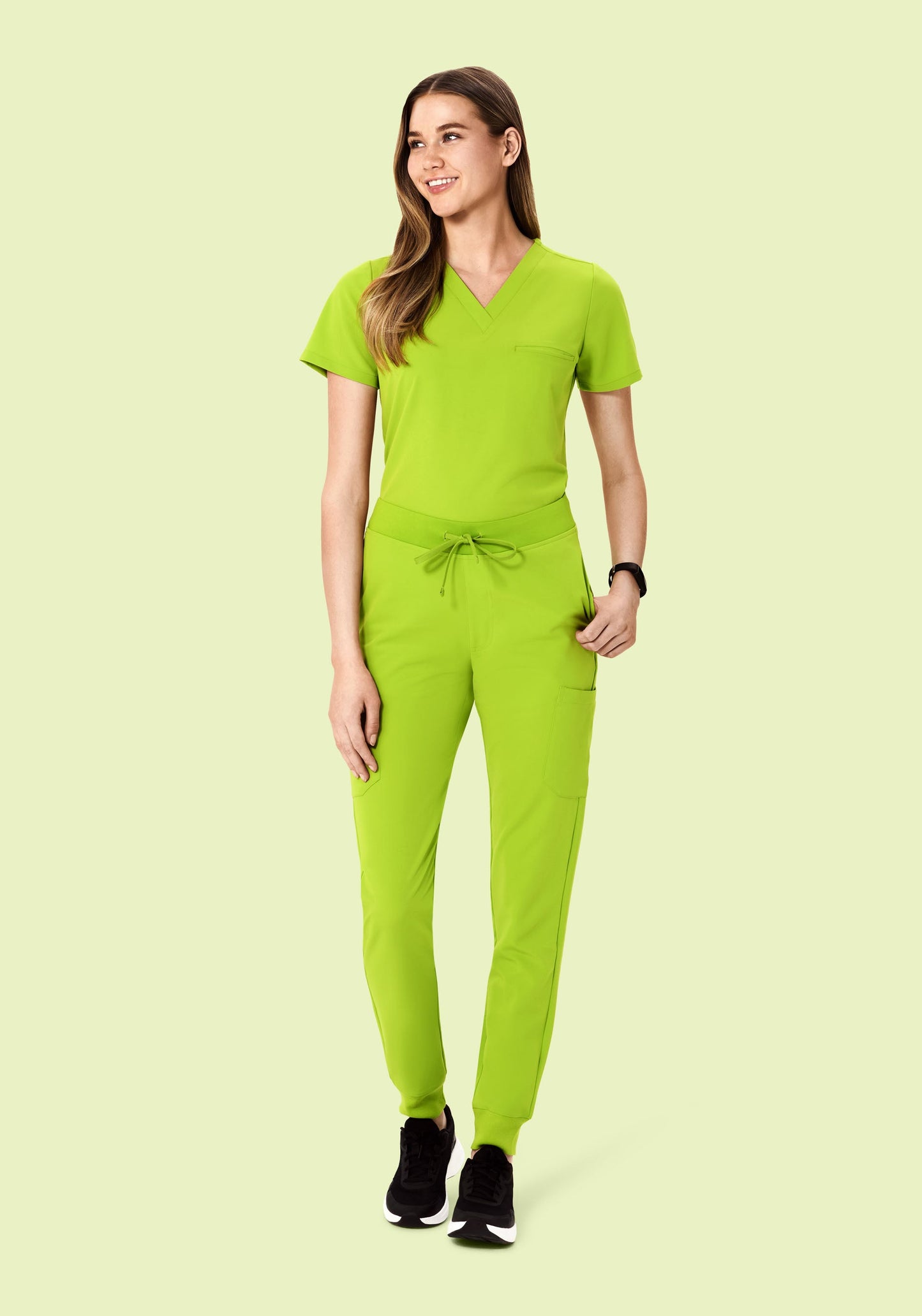One Pocket Top Apple Green