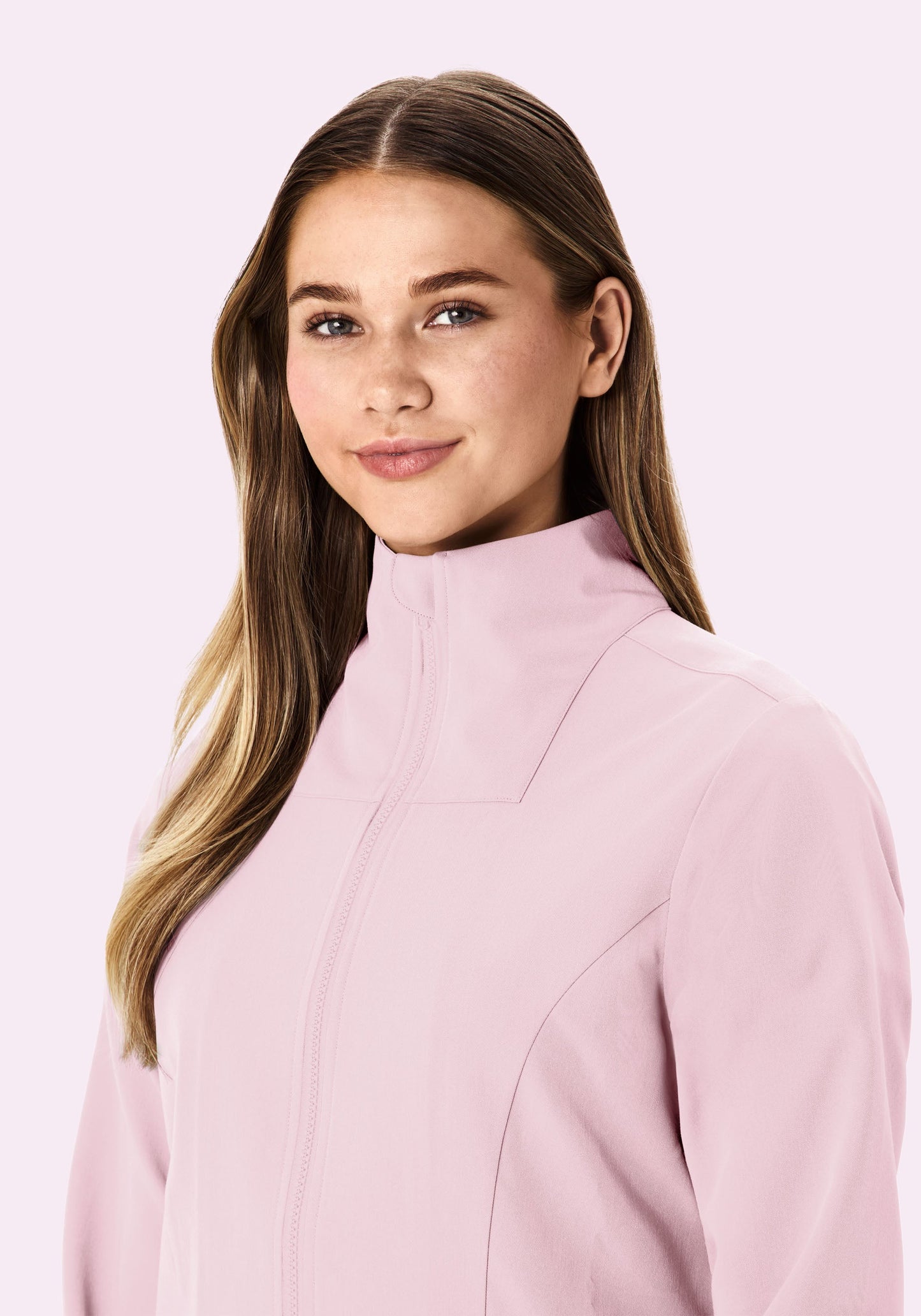 Women's Modern Scrub Jacket Blush Blossom
