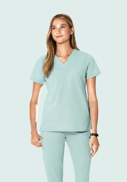 One Pocket Top Sterling Blue