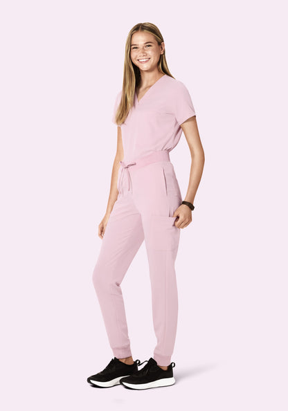 9 Pocket Joggers Blush Blossom