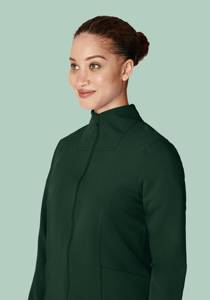 Women's Modern Scrub Jacket Midnight Green