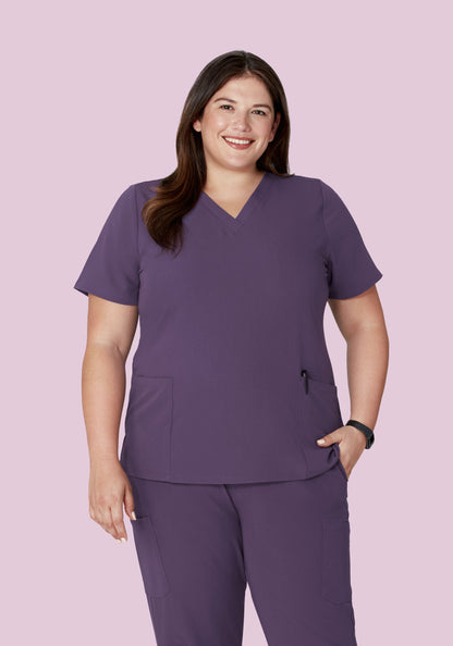 6 Pocket Top Deep Dewberry