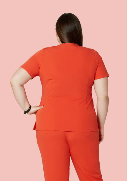6 Pocket Top Sunset Orange