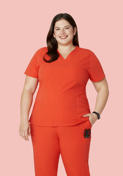 6 Pocket Top Sunset Orange