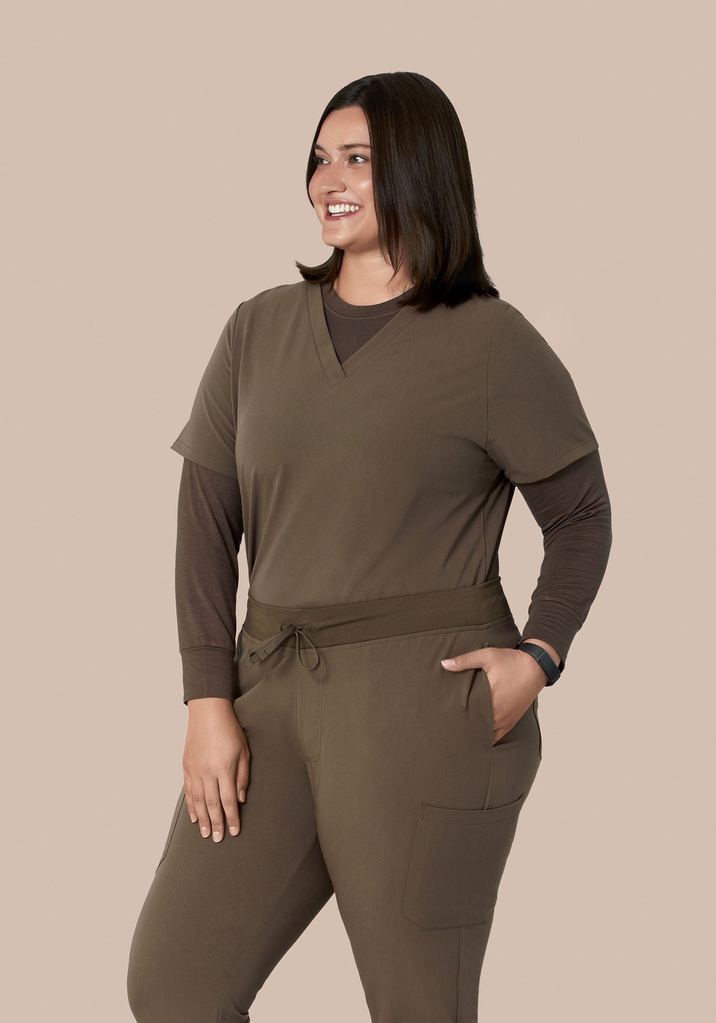 Women's Underscrubs Truffle