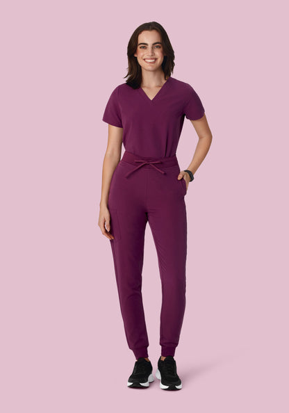 6 Pocket Top Plum
