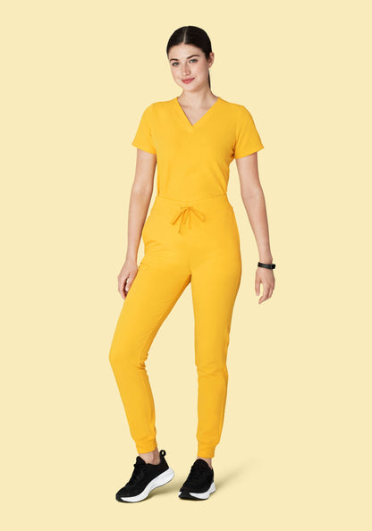 High Waisted Joggers Daffodil