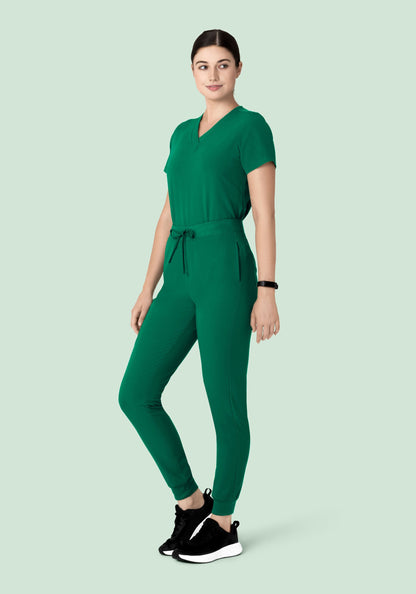 High Waisted Joggers Envy Green