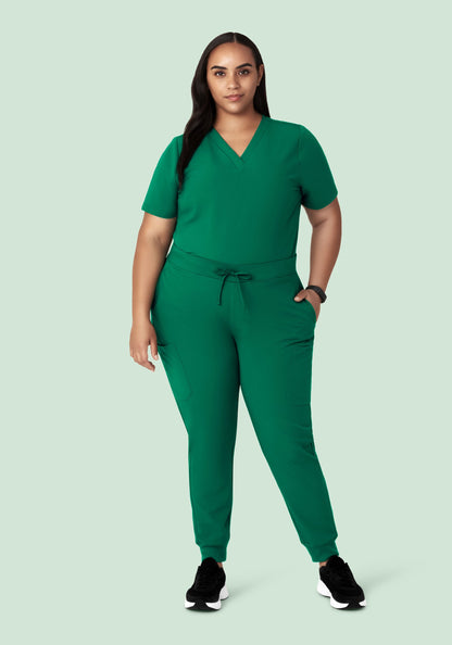 9 Pocket Joggers Envy Green