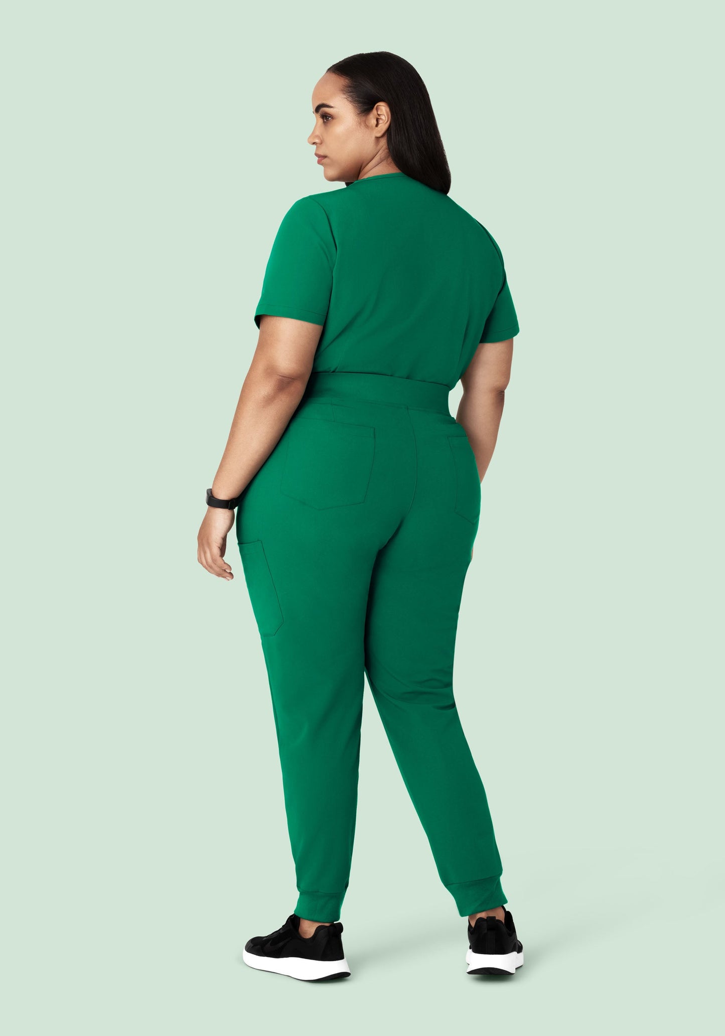 9 Pocket Joggers Envy Green