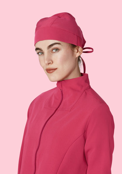 Women's Modern Scrub Jacket Deep Magenta
