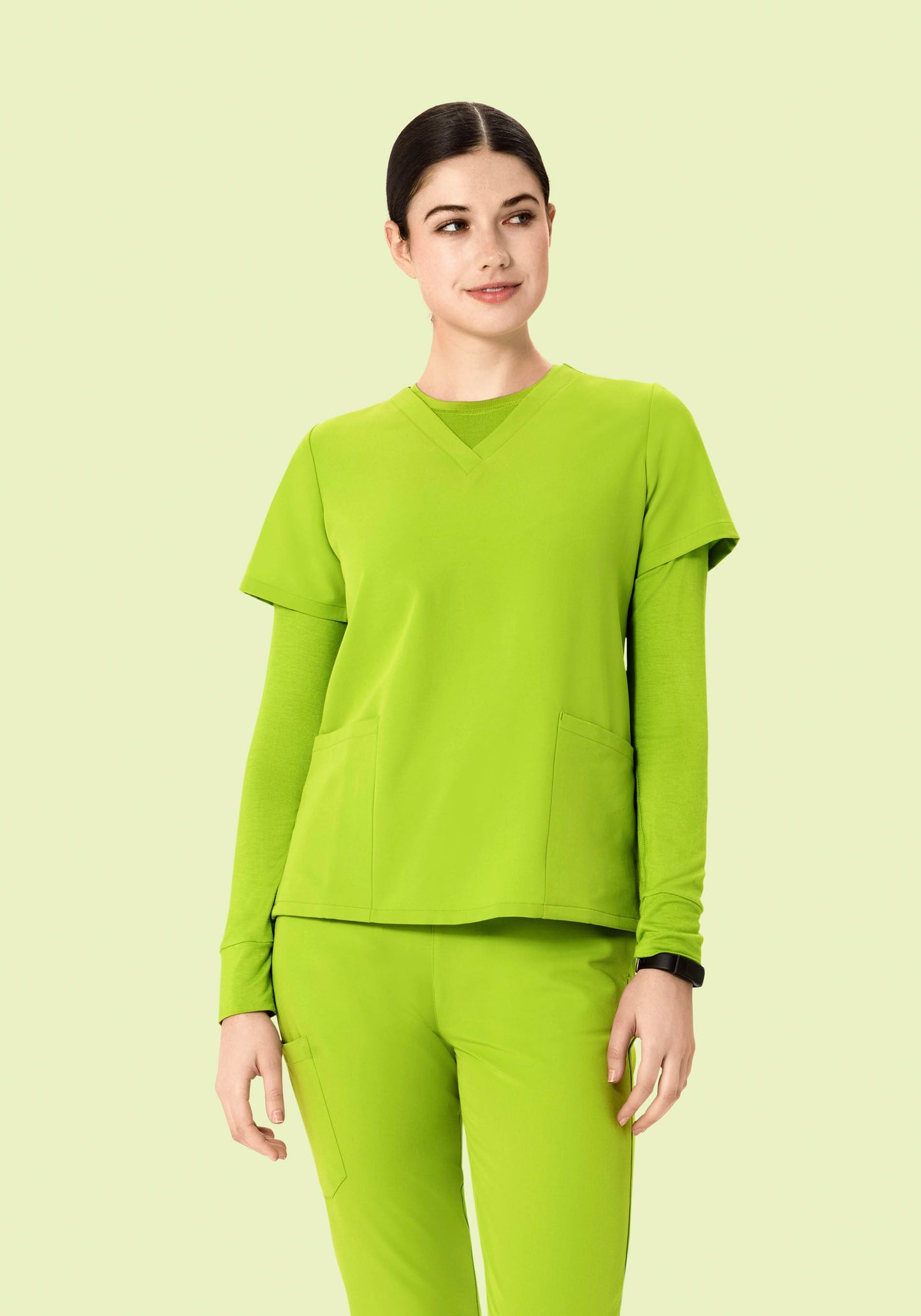 Women's Underscrubs Apple Green